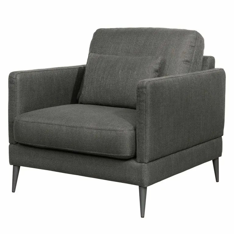 loftscape Mørteens Fauteuil Schore – Tissu – Gris foncé