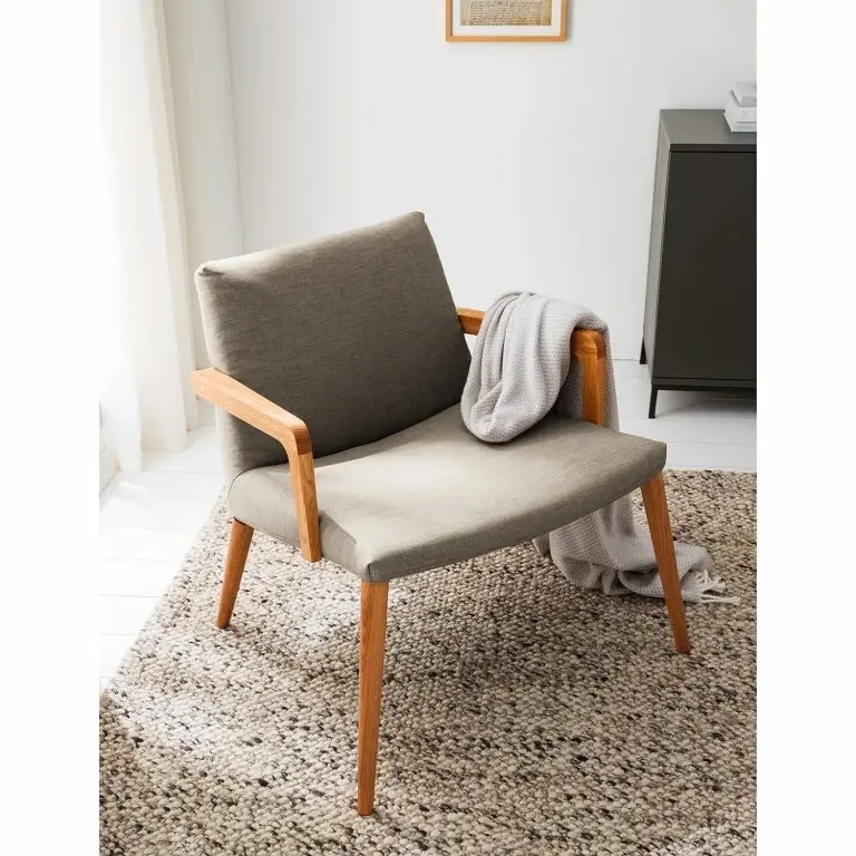 Loftscape Mørteens Fauteuil Sonka II – Beige – Avec Accoudoirs