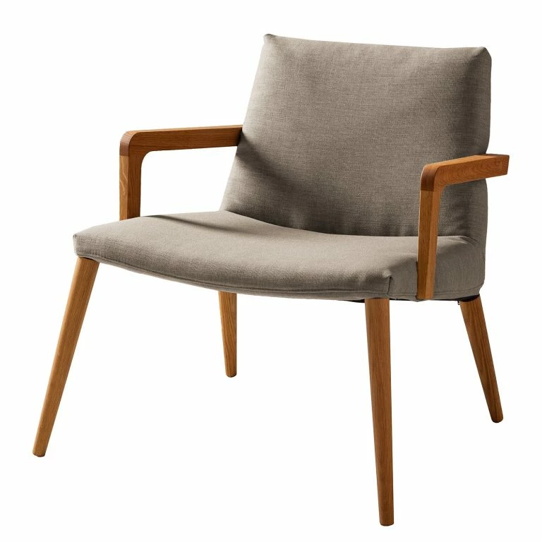 loftscape Mørteens Fauteuil Sonka II – Beige – Avec accoudoirs