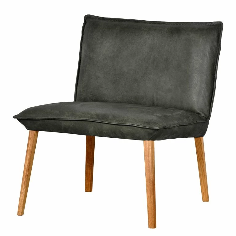 loftscape Mørteens Fauteuil Vestbyen – Cuir véritable – Anthracite