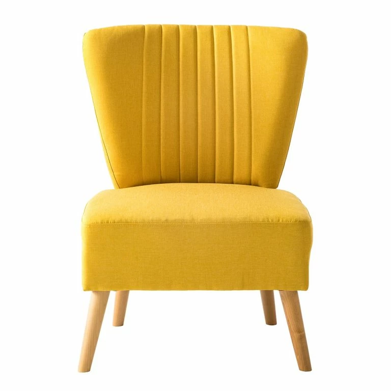 Loftscape Mørteens Fauteuil Volos – Tissage à Plat – Jaune
