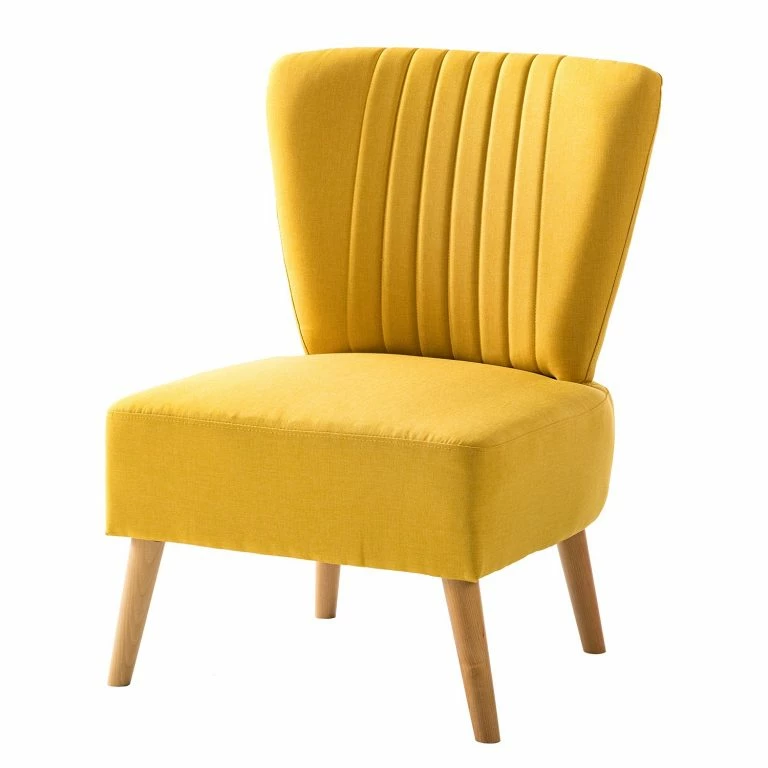 loftscape Mørteens Fauteuil Volos – Tissage à plat – Jaune