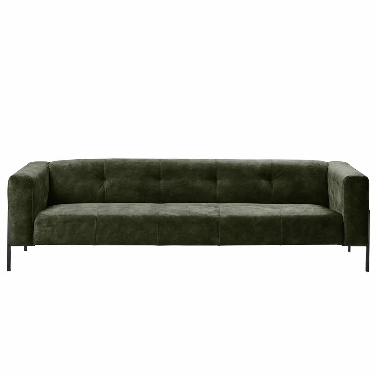 Loftscape Mørteens Grand Canapé Vernioz – Tissu – Tissu Adela: Vert Mousse