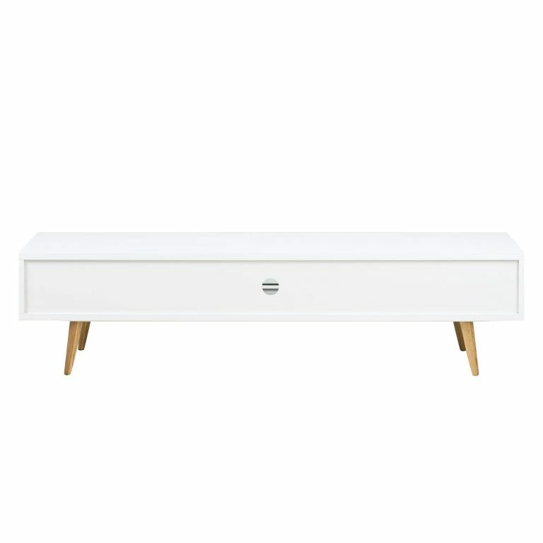Loftscape Mørteens Meuble TV Roskilde – Frêne Partiellement Massif Blanc