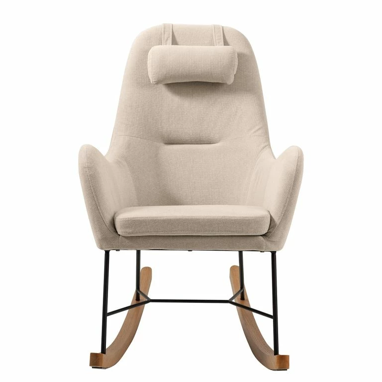 Loftscape Mørteens Rocking Chair Harpster – Tissu – Cappuccino