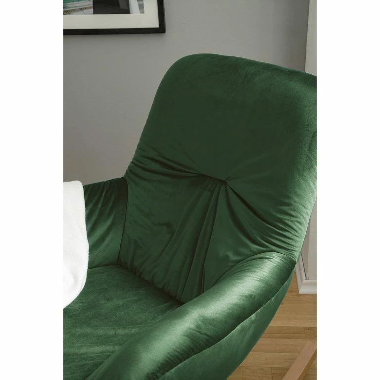 Loftscape Mørteens Rocking Chair Miles – Velours – Vieux Vert