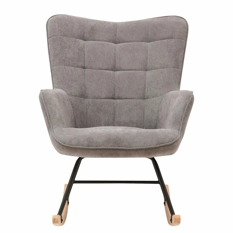 Loftscape Mørteens Rocking Chair Vessey II – Velours Côtelé – Cappuccino