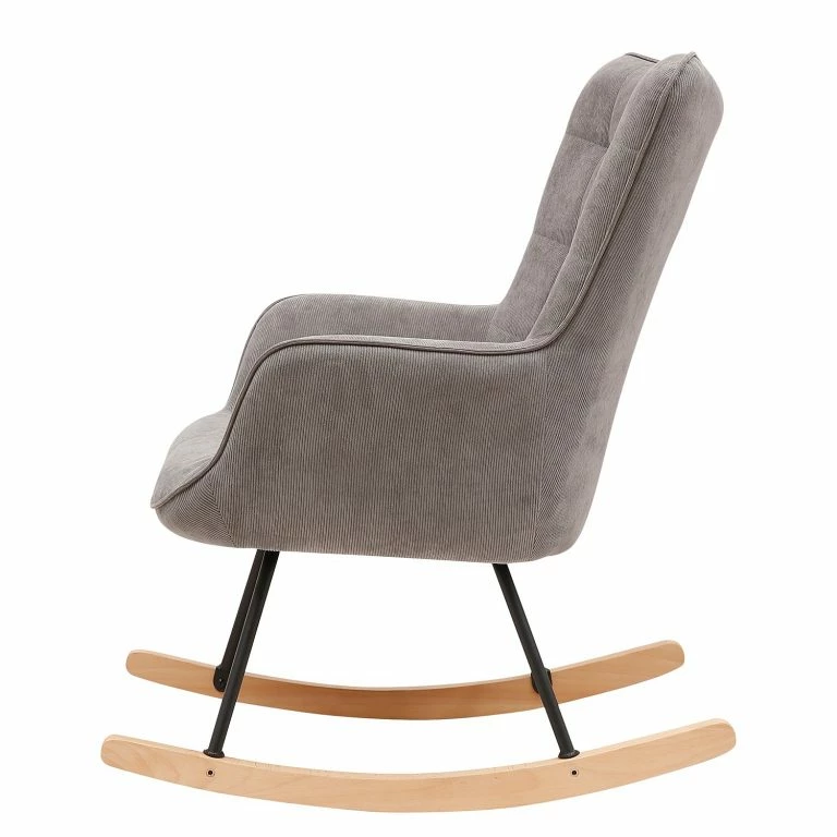 Loftscape Mørteens Rocking Chair Vessey II – Velours Côtelé – Cappuccino