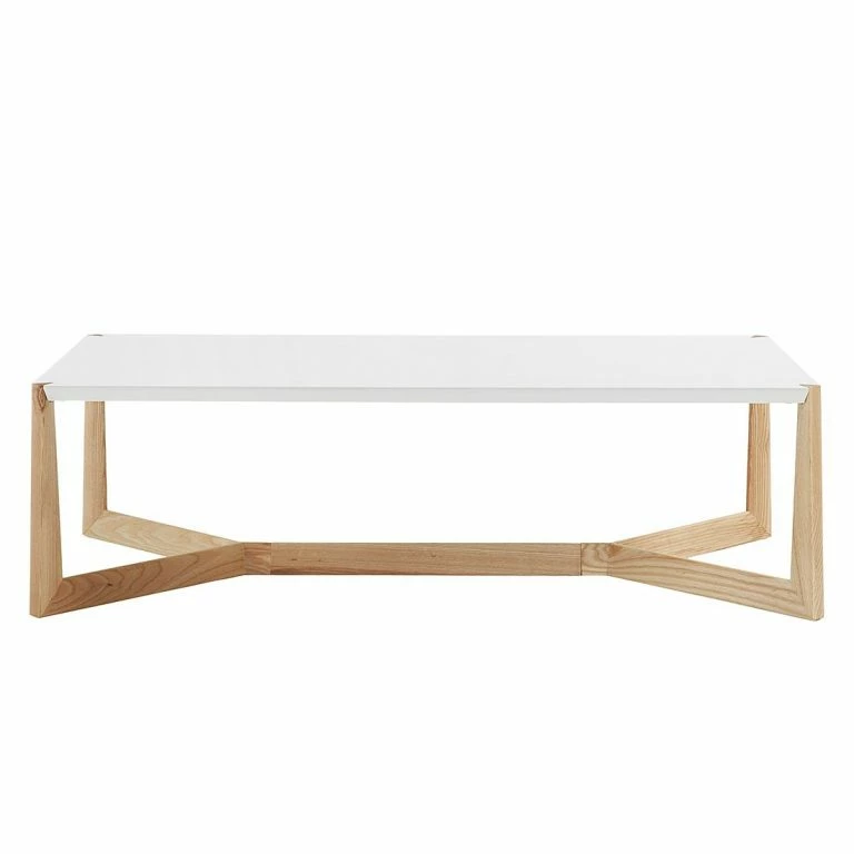Loftscape Mørteens Table Basse Donore – Blanc Mat / Frêne