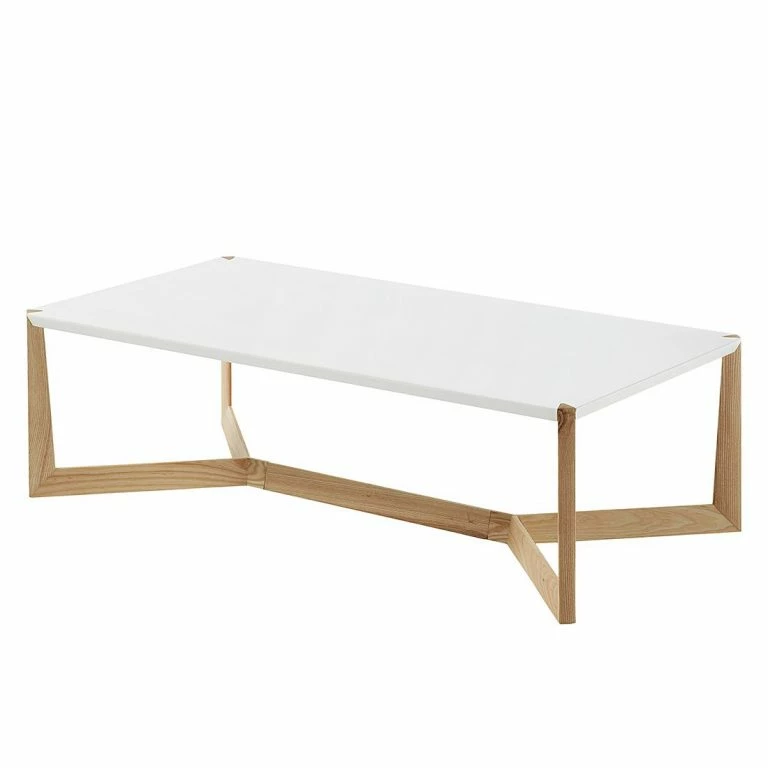 loftscape Mørteens Table basse Donore – Blanc mat / Frêne