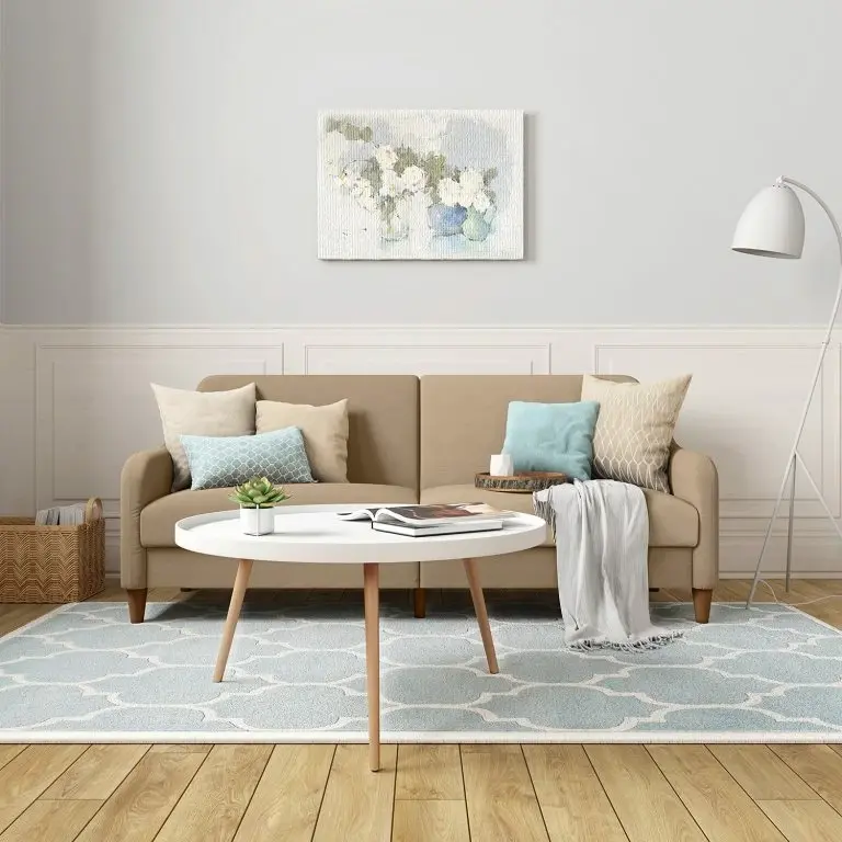 Loftscape Mørteens Table Basse Flicka I – Partiellement En Hêtre Massif – Blanc Mat