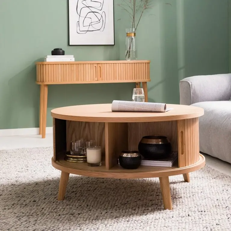 Loftscape Mørteens Table Basse Hanck – Partiellement En Chêne Massif