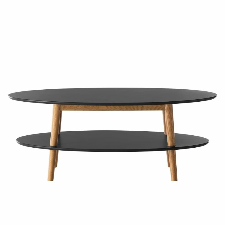 Loftscape Mørteens Table Basse Lindholm – Partiellement En Chêne Massif – Gris