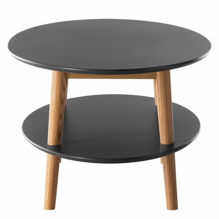 Loftscape Mørteens Table Basse Lindholm – Partiellement En Chêne Massif – Gris