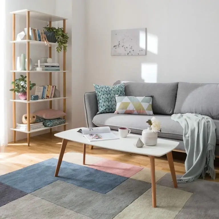 Loftscape Mørteens Table Basse Obory – Chêne Partiellement Massif – Blanc / Chêne