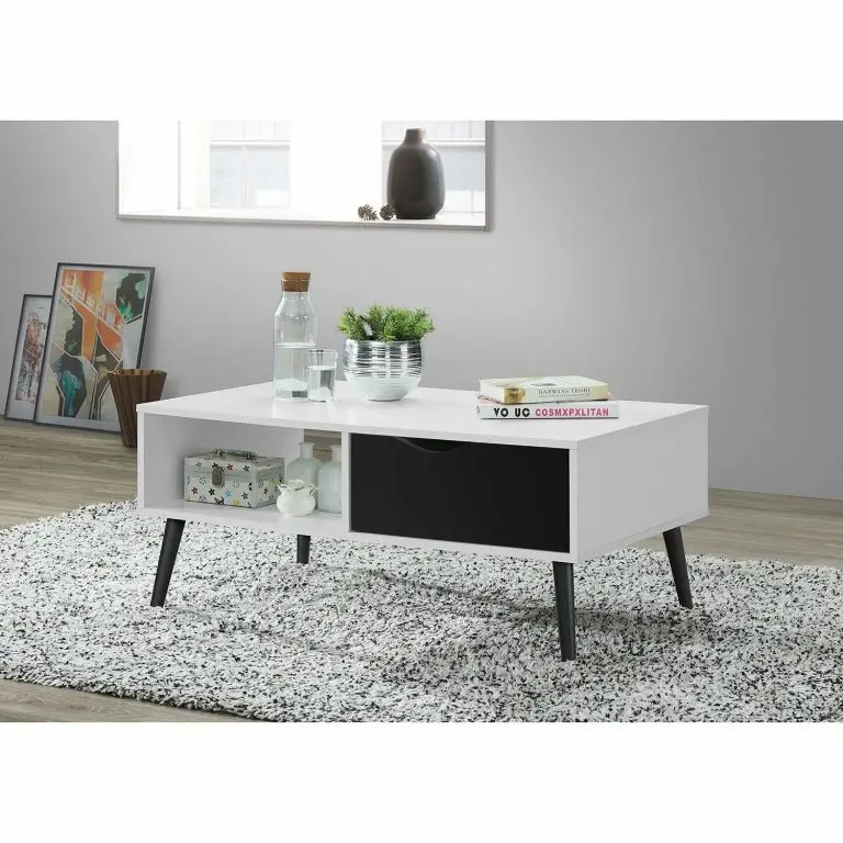 Loftscape Mørteens Table Basse Sunndal – Partiellement En Caoutchouc Massif