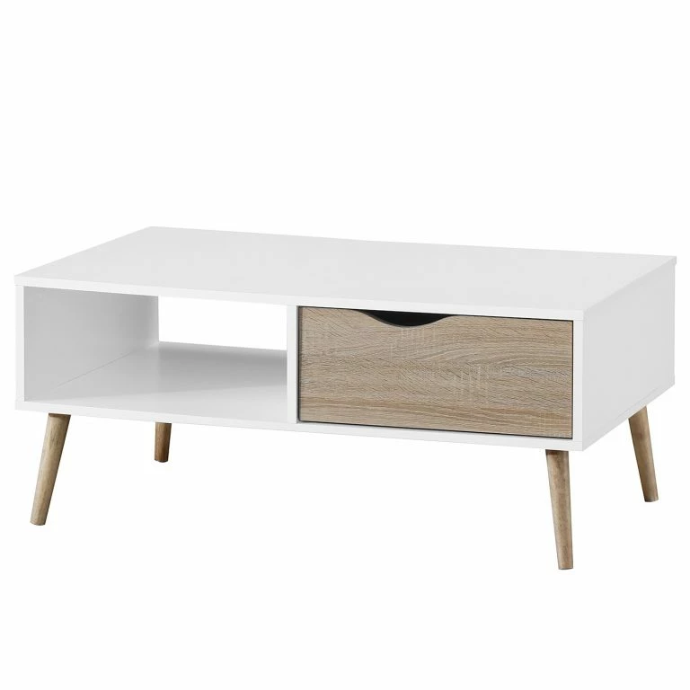 loftscape Mørteens Table basse Sunndal – Partiellement en caoutchouc massif