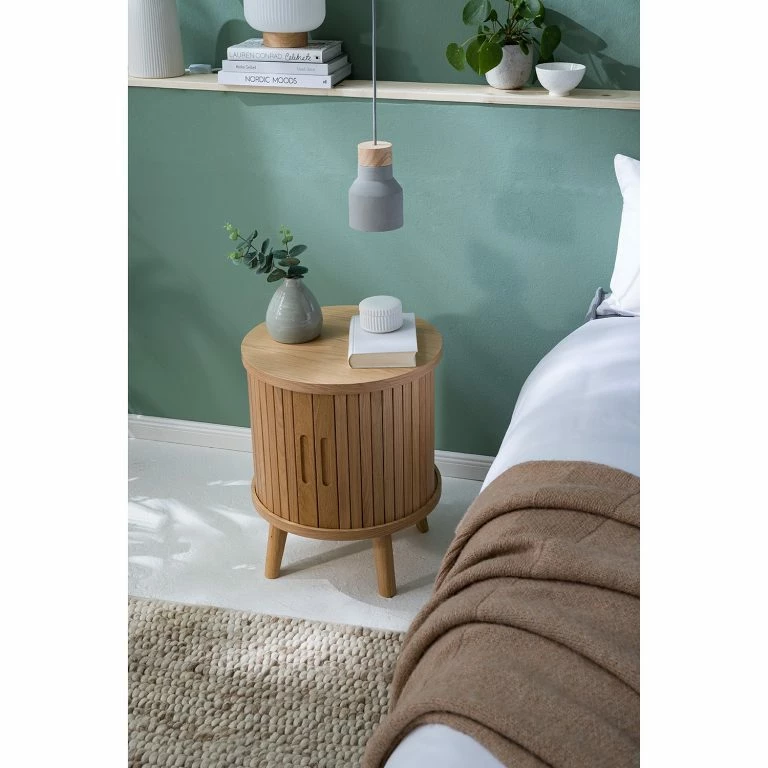 Loftscape Mørteens Table D’appoint Hanck – Partiellement En Chêne Massif