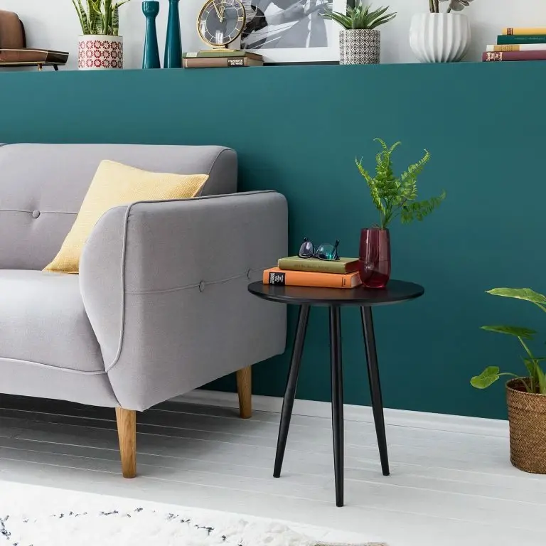 Loftscape Mørteens Table D’appoint Kitt S – Imitation Chêne Noir / Noir