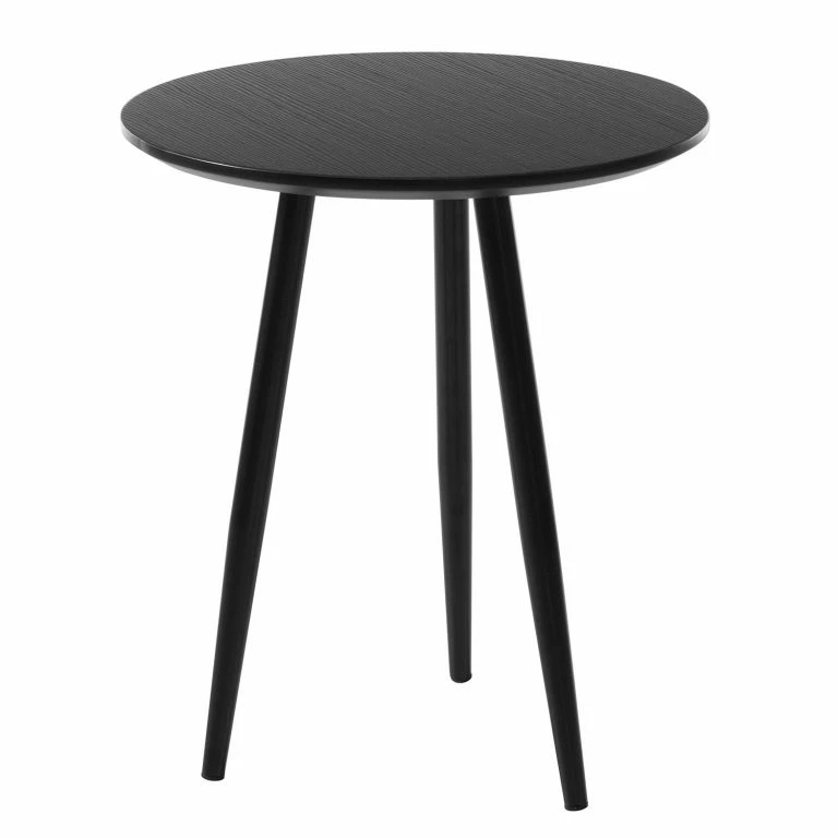 loftscape Mørteens Table d’appoint Kitt S – Imitation chêne noir / Noir