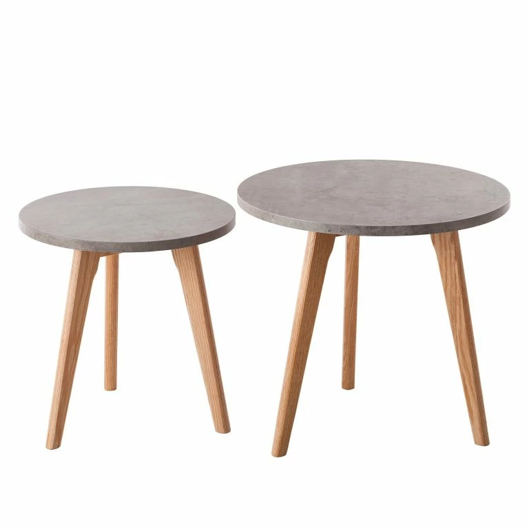 Loftscape Mørteens Table Dappoint Nilla II (2 éléments) – Imitation Béton