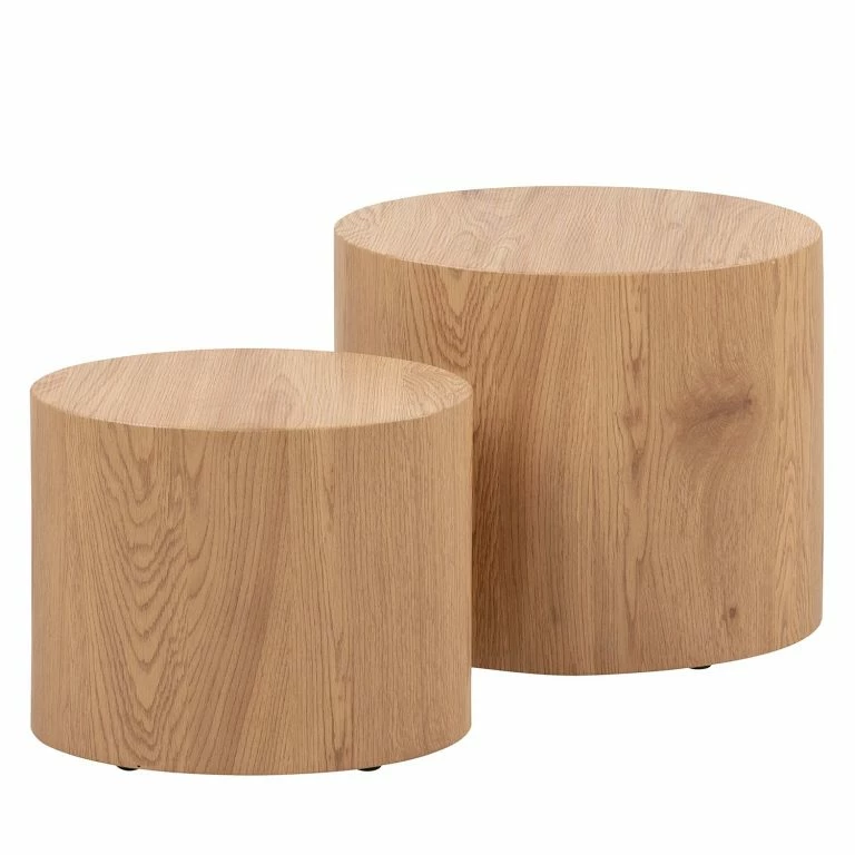 Loftscape Mørteens Tables Basses Hoya (2 éléments) – Imitation Chêne Sauvage