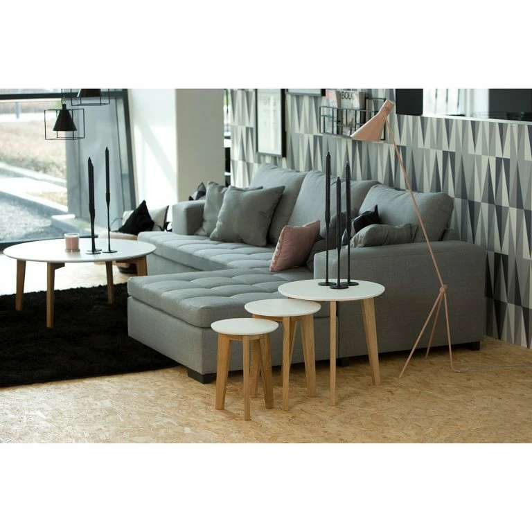Loftscape Mørteens Tables D’appoint Albina (3 éléments) – Partiellement En Chêne Massif
