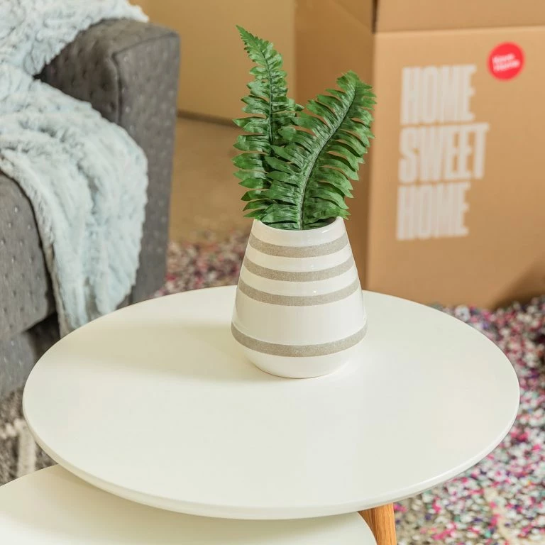 Loftscape Mørteens Tables D’appoint Ockelbo (lot De 2) – Blanc / Chêne Partiellement Massif