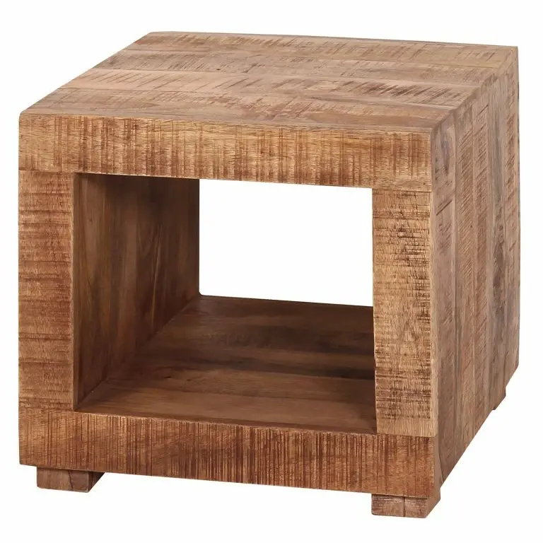 loftscape Naturoo Bout de canapé Colwood – Manguier massif