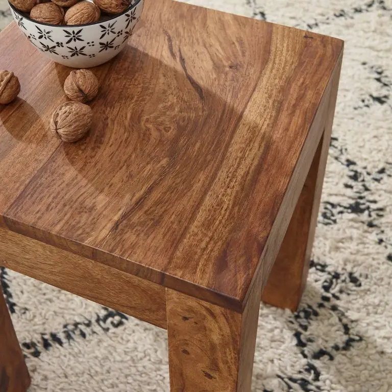 Loftscape Naturoo Bout De Canapé Verniolle II – Sheesham Massif