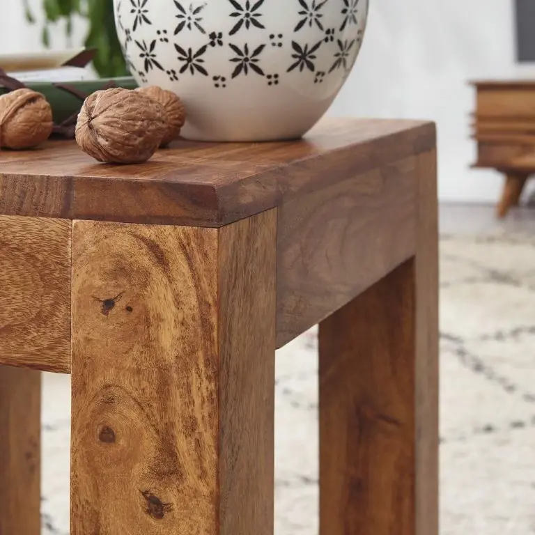 Loftscape Naturoo Bout De Canapé Verniolle II – Sheesham Massif