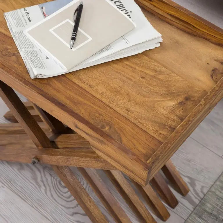 Loftscape Naturoo Bout De Canapé Verniolle III – Sheesham Massif