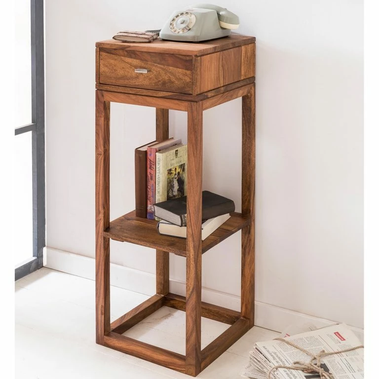 Loftscape Naturoo Bout De Canapé Verniolle IV – Sheesham Massif