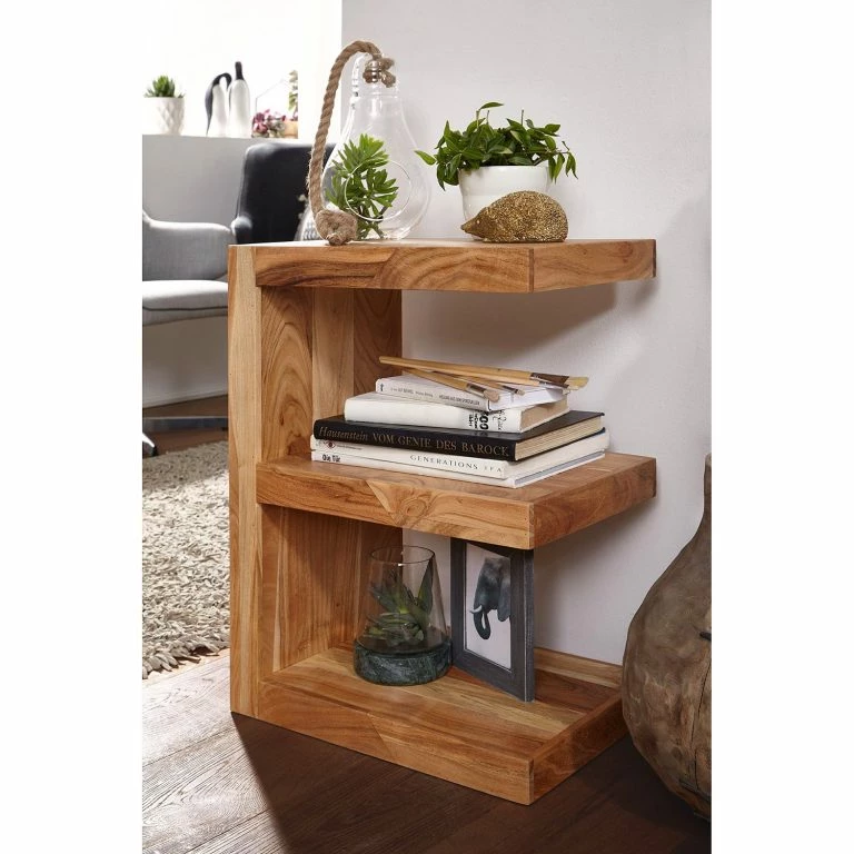 Loftscape Naturoo Bout De Canapé Woodfin II – Acacia Massif