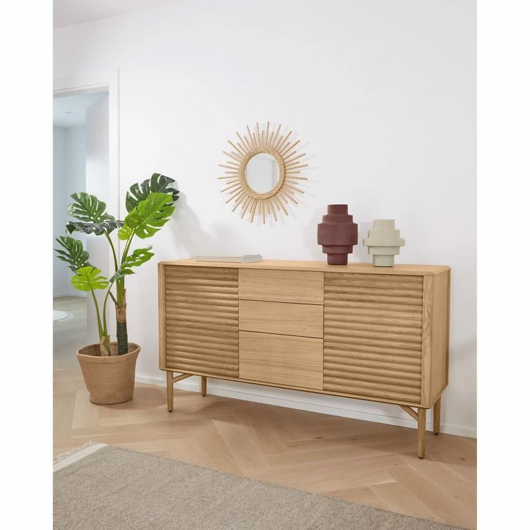 Loftscape Naturoo Buffet Lioma – Partiellement En Chêne Massif