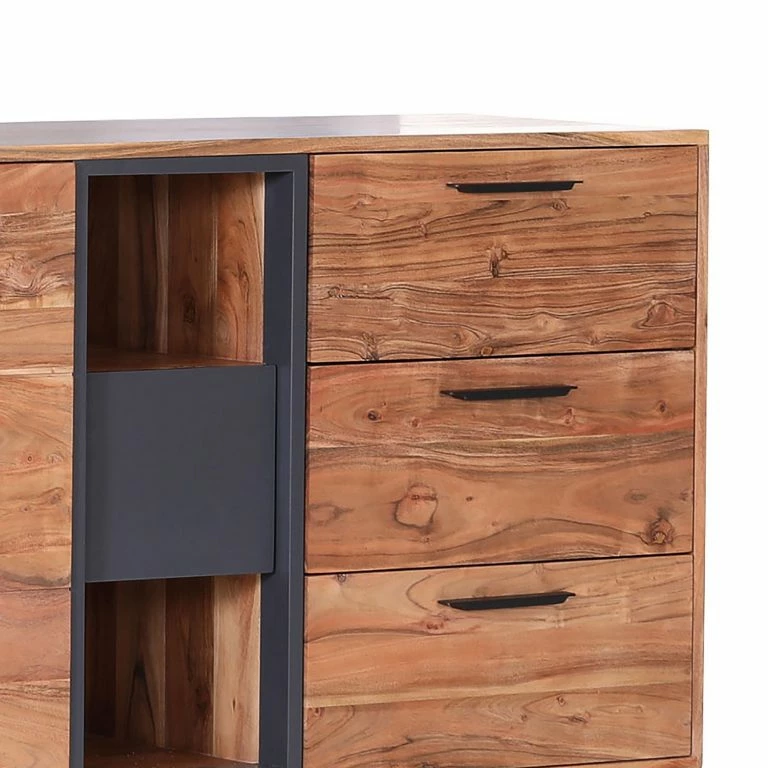 Loftscape Naturoo Buffet Manabi – Acacia Massif – Acacia / Anthracite