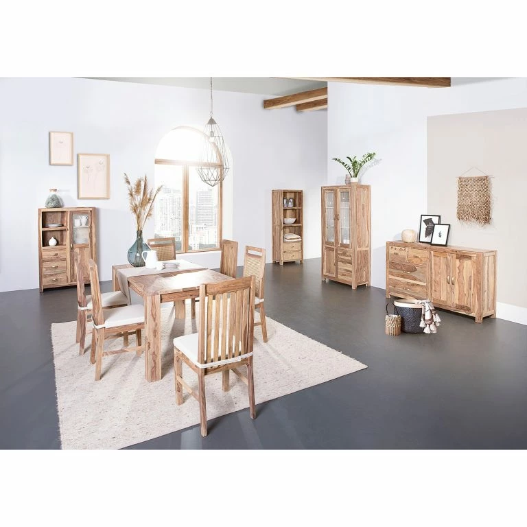 Loftscape Naturoo Buffet Rodern I – Sheesham Massif / Cannage