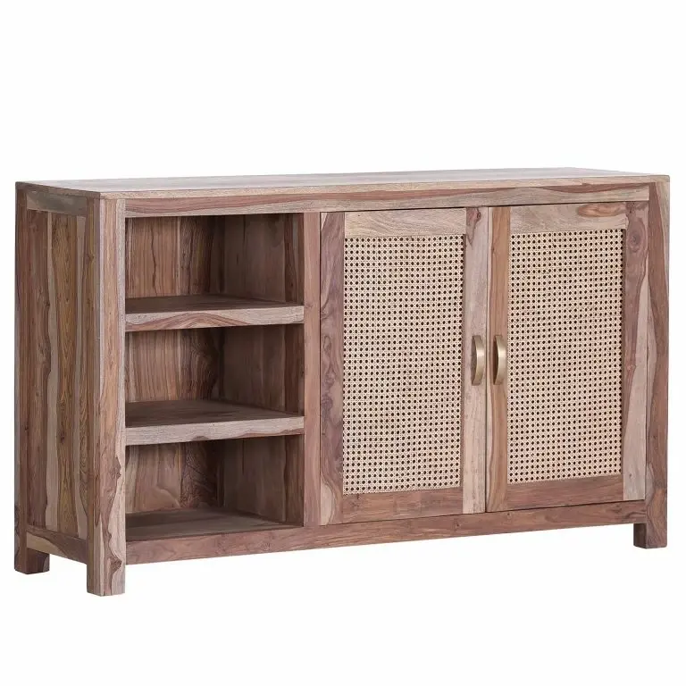 loftscape Naturoo Buffet Rodern II – Sheesham massif / Cannage