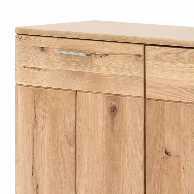 Loftscape Naturoo Commode Kvilla II – Partiellement En Planches De Chêne Bianco Massif / Chêne Bianco