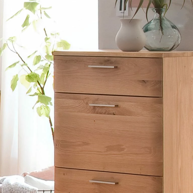 Loftscape Naturoo Commode Kvilla IV – Partiellement En Planches De Chêne Bianco Massif / Chêne Bianco