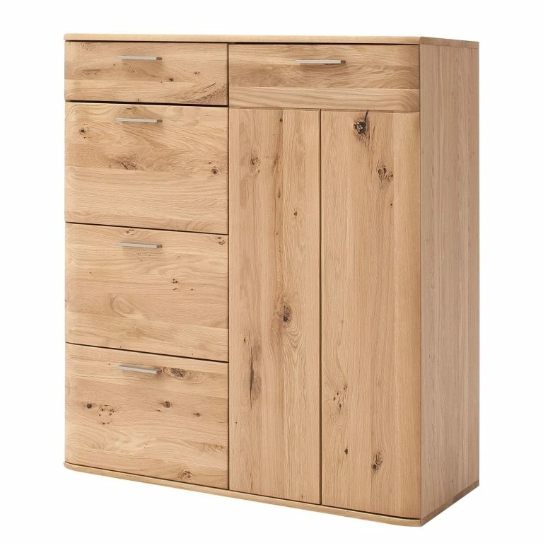 loftscape Naturoo Commode Kvilla V – Partiellement en planches de chêne Bianco massif / Chêne Bianco