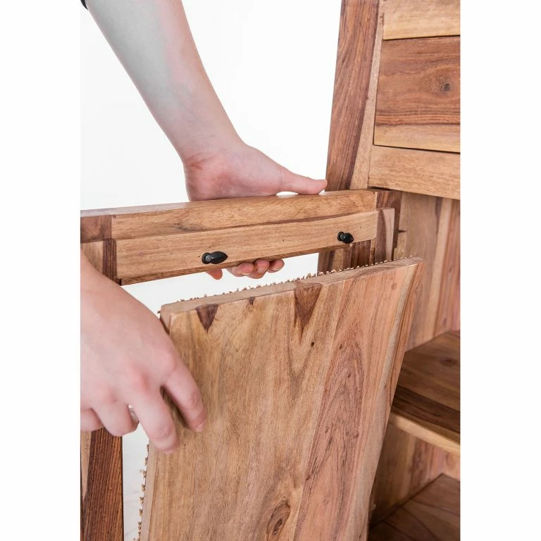 Loftscape Naturoo Commode Nyack I – Manguier Massif / Vannerie – Manguier / Doré