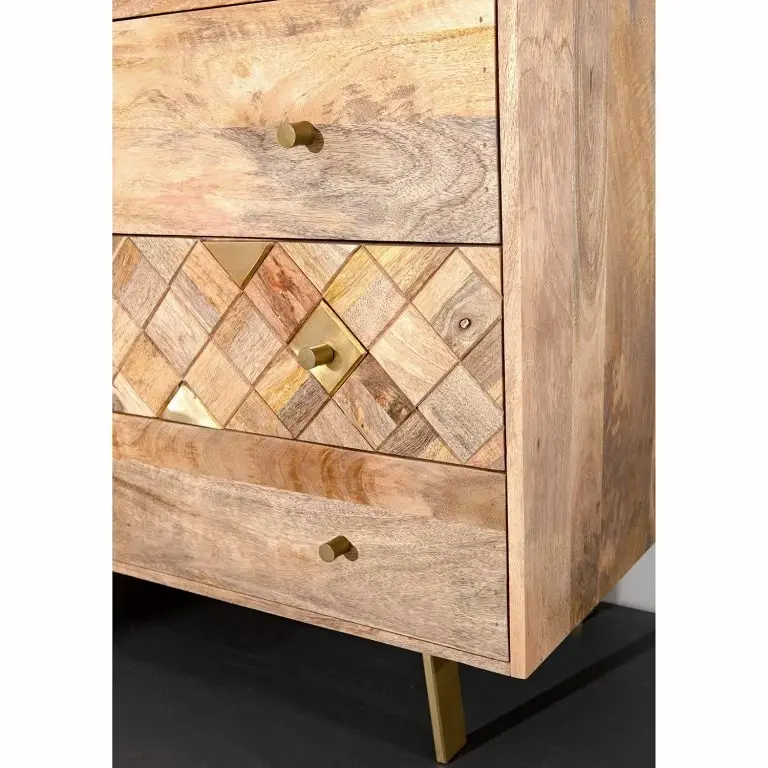 Loftscape Naturoo Commode Yearby – Manguier Massif – Manguier / Doré