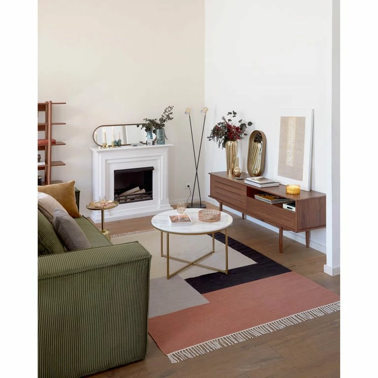 Loftscape Naturoo Meuble TV Chipata – Partiellement En Noyer Massif