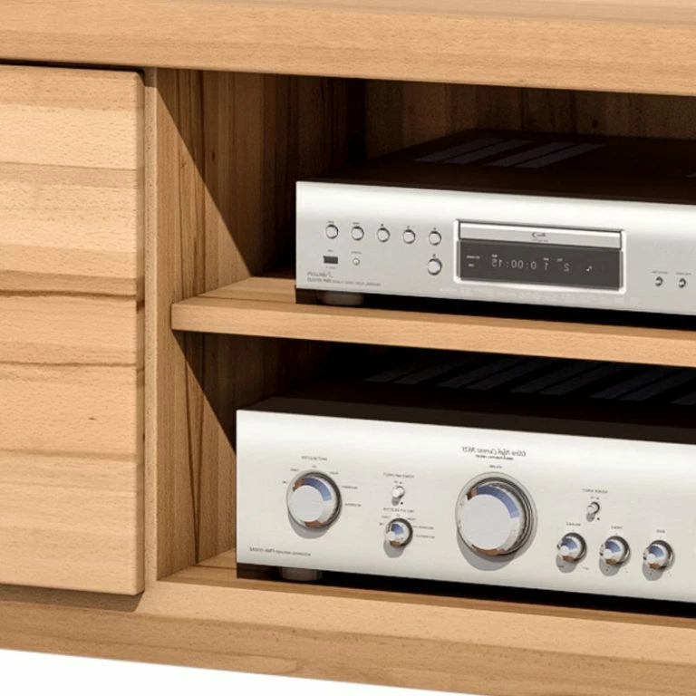 Loftscape Naturoo Meuble TV Lombok II – Partiellement En Bois Massif