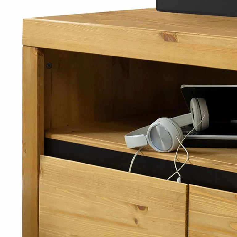 Loftscape Naturoo Meuble TV Maceio II – Pin Massif – Pin