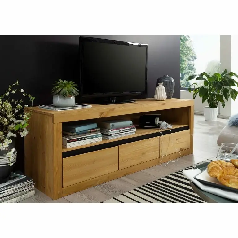 Loftscape Naturoo Meuble TV Maceio II – Pin Massif – Pin