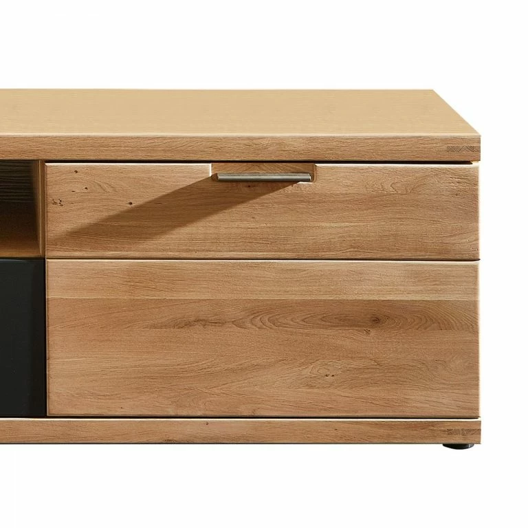 Loftscape Naturoo Meuble TV Macoun II – Partiellement En Chêne Sauvage Massif