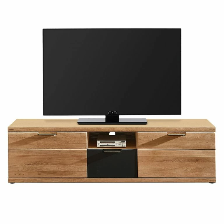 loftscape Naturoo Meuble TV Macoun II – Partiellement en chêne sauvage massif