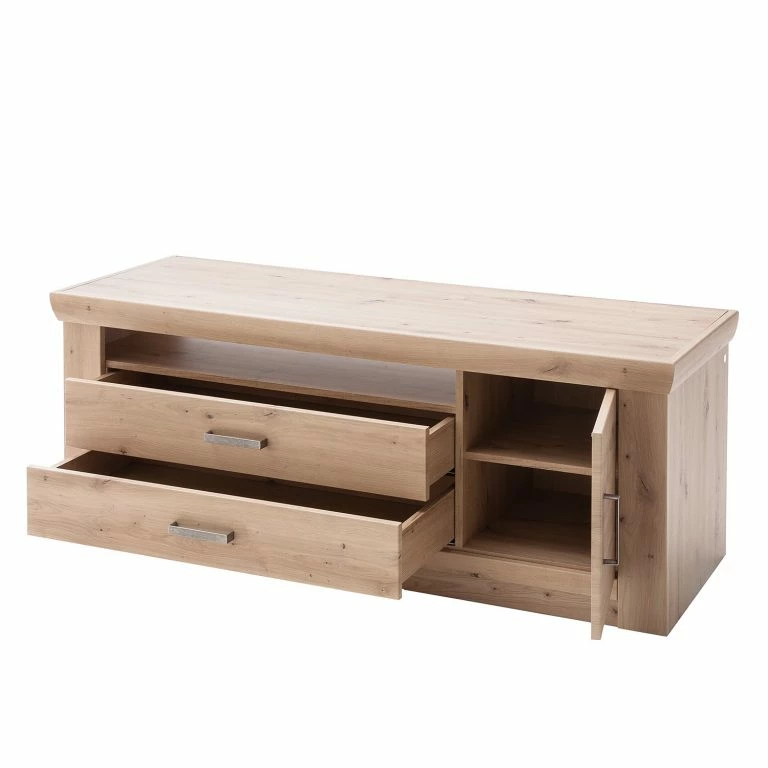 Loftscape Naturoo Meuble TV Mendes I – Imitation Planches De Chêne / Anthracite